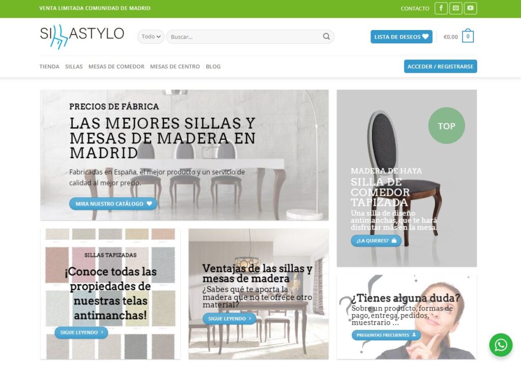 Sillastylo.es venta de sillas online